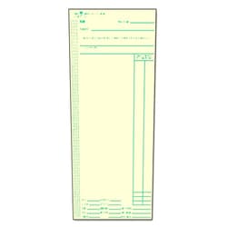 TOPS 1261 Acroprint/Amano/Cincinnati/Lathem Time Card, Weekly, 3 3/8 x 8 1/4, 500/Box