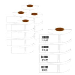 USUPERINK (20 Roll,400 Labels/Roll) Compatible for Dymo 30373 Price Tag Rat Tail Style Thermal Labels 7/8