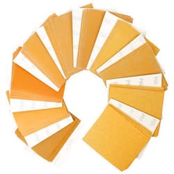 LotFancy 1/4 Sheet Sandpaper for Palm Sander, 50PCS 60 80 120 180 240 320 400 600 800 1000 Grit Sanding Sheets Assortment, Hook and Loop Sand Paper for Car and Wood, 5.5”x 4.5”