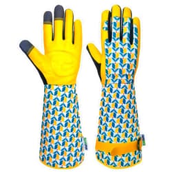 MSUPSAV Gardening Gloves for Women and Men, Thorn Proof&Puncture Resistance Garden Gloves,Gauntlet Gloves,Gifts