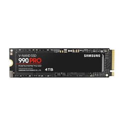 SAMSUNG 990 PRO SSD 4TB PCIe 4.0 M.2 2280 Internal Solid State Hard Drive, Seq. Read Speeds Up to 7,450 MB/s for High End Computing, Gaming, and Heavy Duty Workstations, MZ-V9P4T0B/AM