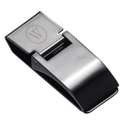 Visol Calvin Stainless Steel Hinged Money Clip - Gunmetal