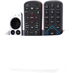 TotalMount Hole-Free Remote Holder – Eliminates Need to Drill Holes in Your Wall (Premium White Holder for 2 or 3 Remotes)