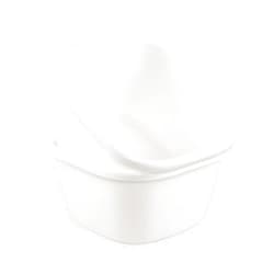 Afromy 18 Quart Wash Basins, Large Plastic Square Dish Pan/Tub, 2 Packs, White