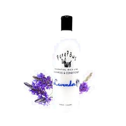 Pure Paws Lavender Shampoo & Conditioner | Vitamin B5, Aloe Vera, Soy Protein | 32oz