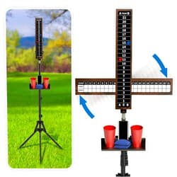 AIWEILUCK Cornhole Scoreboard with Drink Holder, Score Keeper Set for Cornhole Game, Cornhole Accessories Score Tracking Equipment for Outdoor Game