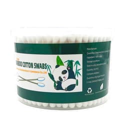 Quanzhou Chenchenchen E-Commerce Co.,Ltd Thick Cotton Swabs,XL Size Natural Bamboo Cotton Buds,Organic Biodegradable, Large Double Tips Swabs, Extra Absorbent Cotton Swabs For Cleaning