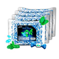 Colombina Delicate Mint Drops, Individually Wrapped Breath Saver Mini Mints, 2.2lbs (Pack of 4)