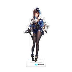 Algernon Products NIKKE Acrylic Stand, Marian, Approx. W 1.7 - 4.2 x H 4.7 inches (43 - 106 x 120 mm), Acrylic