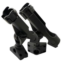 HiUmi 2 Pack Baitcaster/Spinning Rod Holder with Side Deck Mount