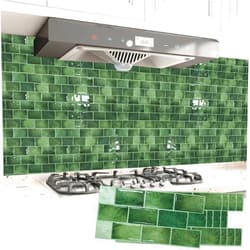 Art3d 20-Pack Kitchen Backsplash Tile Peel and Stick, Vinyl Stick On Subway Tile for Bathroom Laundry Room RV Stove, 12