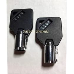 SafeCo Brands Sentry Safe Keys Code Cut from 2002 to 2050 Tubular Round Ace Key (2022)