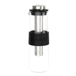 bonVIVO Frida Cold Brew Coffee Maker, Cold Brew Maker For Coffee Lovers, Cold Coffee Maker With Permanent Filter And Glass Coffee Pot, Cold Brew Iced Tea Infuser For 8 Cups, 34 oz