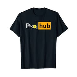 Funny Billiards Pool Quotes Funny Billiards Game - Pool Hub - Billiard Balls & Cue Stick T-Shirt