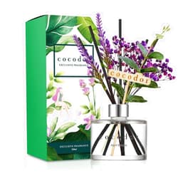 Cocod'or COCODOR Lavender Reed Diffuser/April Breeze/6.7oz/1Pack / Home Fragrance Scent Essential Oil Stick Diffuser for Bedroom Bathroom Home Décor