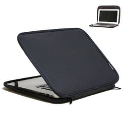 INNTZONE Laptop Sleeve 15.6 Inch Foldable Slim Case Lightweight Bag Notebook Computer Carrying Flip Cover (Black)