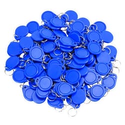 NCLTHS 100pcs RFID Key Fob ID Card Key Tags 125KHz RFID EM-ID Card Keyfob for Door Access Control - Read Only (100 PCS Keyfobs)