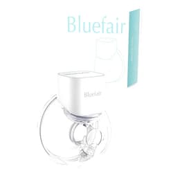 Bluefair Breast Pump Hands-Free, Wearable Breast Pump, Wearable Pumps for Breastfeeding, Smart Display, Memory and Anytime Pause function-24mm, 1 Pack(White)