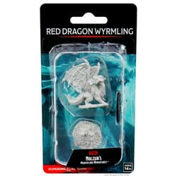 WizKids Nolzurs D&D Marvelous Unpainted Miniatures: Wave 10: Red Dragon Wyrmling
