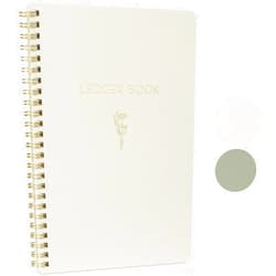 ZICOTO Easy to Use Accounting Ledger Book - The Perfect Expense Tracker Notebook for Your Small Business - Simplified Personal Finance Checkbook, Income and Expense Log Book