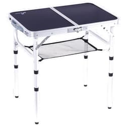 Sportneer Folding Camping Table, Adjustable Height Small Folding Table Portable Camp Tables (23.6