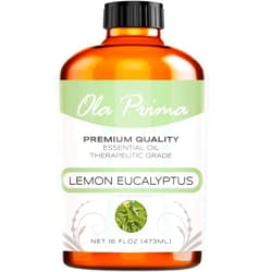 Ola Prima Lemon Eucalyptus Essential Oil - Therapeutic Grade Aromatherapy Oil for Diffuser, Cleaning (16oz Bulk)