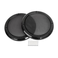 YDLMT All Black Rear Tour Pack Speaker Cover Mesh Grills for Harley Street Glide Electra Glide Ultra Classic 2014-2023, Road Glide Tri Glide Ultra 2016-2019