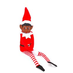Elves Behavin' Badly Christmas Elf Behaving Badly Plush Toy | Novelty Long Bendy Naughty Boy Christmas Elves Doll | 12 Inches (Black Elf)