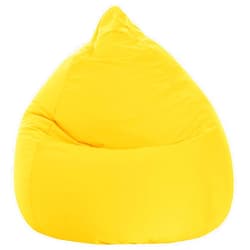 Gouchee Home Easy Collection Contemporary Polyester Microfiber Upholstered Plush Bean Bag Chair, Gold, X-Large (S2994140)