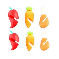 Vctitil 6Pcs Spill-proof Lid Lifter,Silicone Lid Spill Stopper Anti Overflow Pot,Cute Heat-resistant Kitchen Gadgets for Soup Pot(Multicolored)
