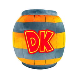 Club Mocchi Mocchi Mega Donkey Kong Barrel Plush Stuffed Toy