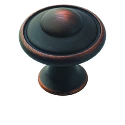 Amerock | Cabinet Knob | Oil Rubbed Bronze | 1-3/16 inch (30 mm) Diameter | Everyday Heritage | 1 Pack | Drawer Knob | Cabinet Hardware