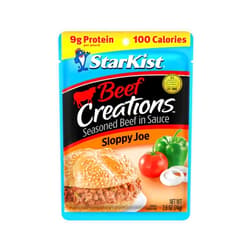 StarKist Beef Creations Sloppy Joe, 2.6 oz pouch
