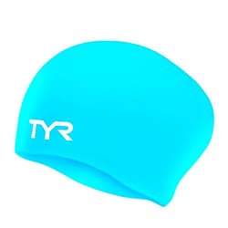 TYR Adult Long Hair Wrinkle-Free Silicone Swim Cap