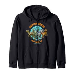 Jurassic World: Camp Cretaceous Raptor Squad Run With Us Zip Hoodie