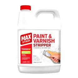 Max Strip Paint & Varnish Stripper 32oz - Paint Stripper for multiple layers of acrylic, latex, oil & water-based paints, varnishes. For wood, metal, masonry, plaster, tile, molding.