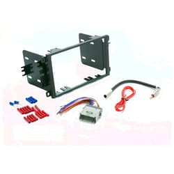 SCOSCHE Install Centric ICGM8BN Double DIN Complete Basic Installation Solution for Installing an Aftermarket Stereo Compatible with Select 2000-13 GM Vehicles,Black
