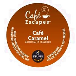 Café Escapes Cafe Escapes Cafe Caramel, K-Cup Portion Pack for Keurig Brewers (24 Count)