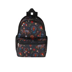 LeSportsac Bright Fortune Basic Backpack/Rucksack, Style 7812/Color E476, Festive & Colorful Graphics Artfully Arranged Celebrate Year of the Tiger, Evoking Optimism & Strength
