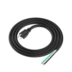 Xinxinlin 6ft 12 Gauge 3 Prong Replacement Power Supply Cable Cord - Heavy Duty Power Cord for Power Tools, Grinder and Dishwashers, Male-to-Male Appliance Electrical Cord, 110V 115V 120V Pigtail