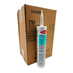 Generic Dow Corning 795 Silicone Building Sealant - Grey 12 Cartridges