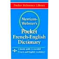 By Merriam-Webster (Author) Merriam-Webster's Pocket French-English Dictionary (Pocket Reference Library) Bilingual edition