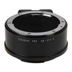 Fotodiox Pro Lens Mount Adapter Compatible with Olympus Zuiko (OM) 35mm SLR Lenses to Canon RF (EOS-R) Mount Mirrorless Camera Bodies