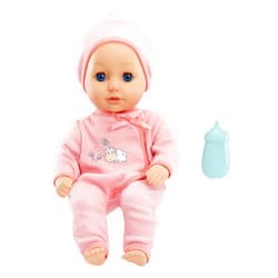 Baby Born My First Baby Doll Annabell - Blue Eyes: Realistic Soft-Bodied Baby Doll for Kids Ages 1 & Up, Eyes Open & Close, Baby Doll with Bottle