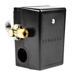 Hubbell Pressure switch for air compressor made by Furnas / Hubbell 69JF9LY2C 140-175 Four port w/ unloader & on/off lever