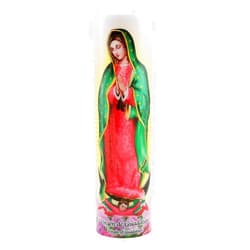 Stonebriar Virgin of Guadalupe Flameless LED Prayer Candle, Unique Religious Decoration, Gift Idea for Mothers Day, Birthday, or Any Holiday 8.2 Inches