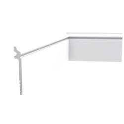 Orac Decor High Impact Polystyrene Baseboard Moulding, Primed White. Length: 78