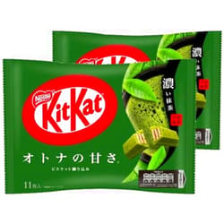 Kit Kat Nestle Japan KitKat Adult Sweetness Rich Matcha 11pieces (Pack of 2)