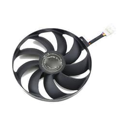 CCVA T129215SU 7Pin GPU Card Cooler Fans for ASUS ROG Strix-GeForce RTX 2060 2080 2080 Ti or RX 5600 XT RX 5700XT Fan (4 pin Connector)