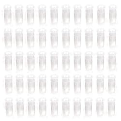lasenersm 100 Pieces 29 mm Squeaker Reed Shoes Whistle Pet Toy Balls Replacement Squeaker Reed Shoes Whistle Squeaky Shoes Squeakers Toy Repair Noise Maker Insert, White